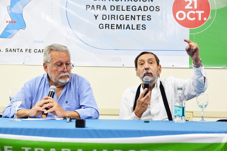 Disertantes Dr. Luis Ramírez y Dr. Jorge Elías